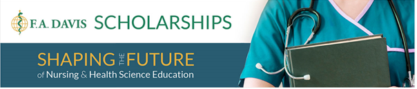 F. A. Davis Scholarships logo. Click on image to go to link. 